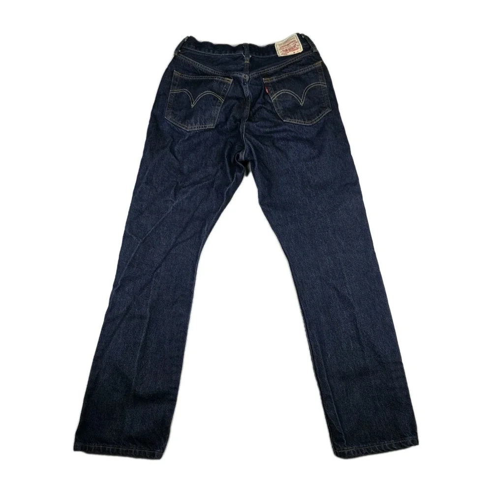 Levis Jeans Mens Size 31x30 501 XX Button Fly Dark Wash Blue Denim Pants